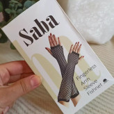 ساق دست زنانه مدل زنبوری انگشتی جنس توری